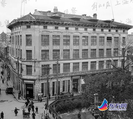 　　漢口路309號《申報》原址，上海《解放日報》在此創刊。解放日報資料圖片.jpg